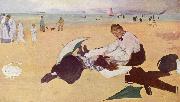 Edgar Degas Beach Scene painting
